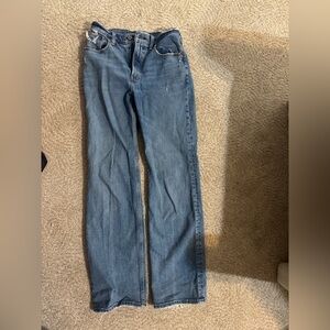 Abercrombie & Fitch Light Blue Straight Leg Jeans